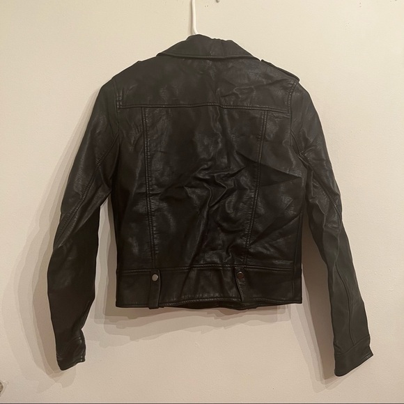 Zara Faux Leather Pin Jacket - Picture 9 of 13